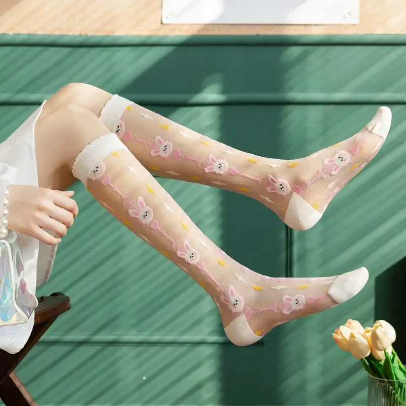 Lato cienkie kobiety pończochy – Crystal Mesh Fabric recenzja i cena