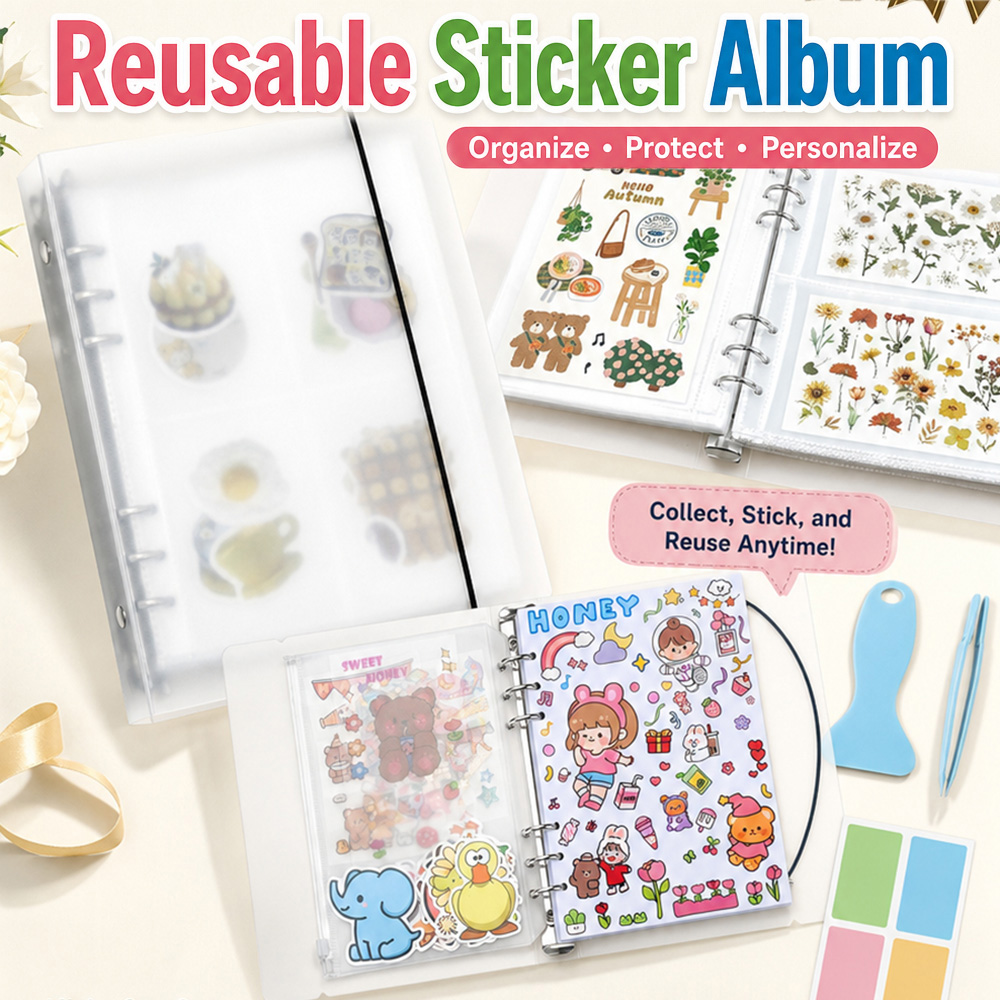 Wielorazowy album na naklejki  – Embellishments For Scrapbooking recenzja i cena
